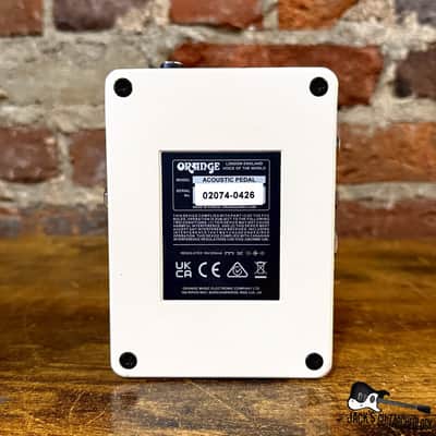 Orange Acoustic Preamp and EQ Pedal *NEW* (Orange Cream) image 3