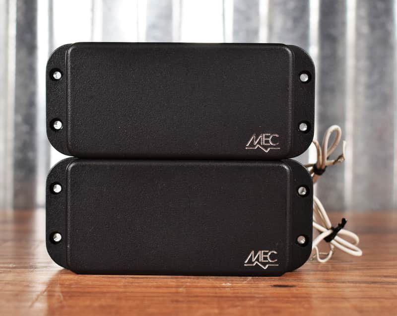 MEC M 60160 Passive Vintage Soapbar Humbucker Bass Pickup Set Used image 1