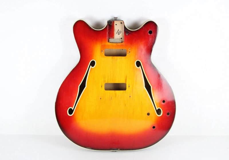 1967 Vintage Fender Coronado II XII Sunburst BODY USA 1960s Early-CBS image 1