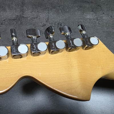 1979 Fender Stratocaster 25th Anniversary Porsche Inca Silver over Huffy Olympic White Relic Vintage 70s American USA Strat Electric Guitar Special Limited Edition Model FSR Heavy Road Worn Aged image 5