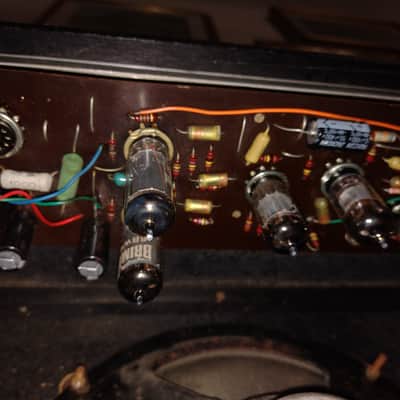 Vintage 60s SELMER VANGUARD 1x12 amp 1960s Mullard Brimar tubes image 13