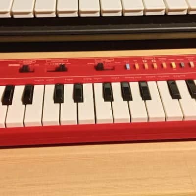 Casio PT-1 29-Key Mini Synthesizer (Red) image 4