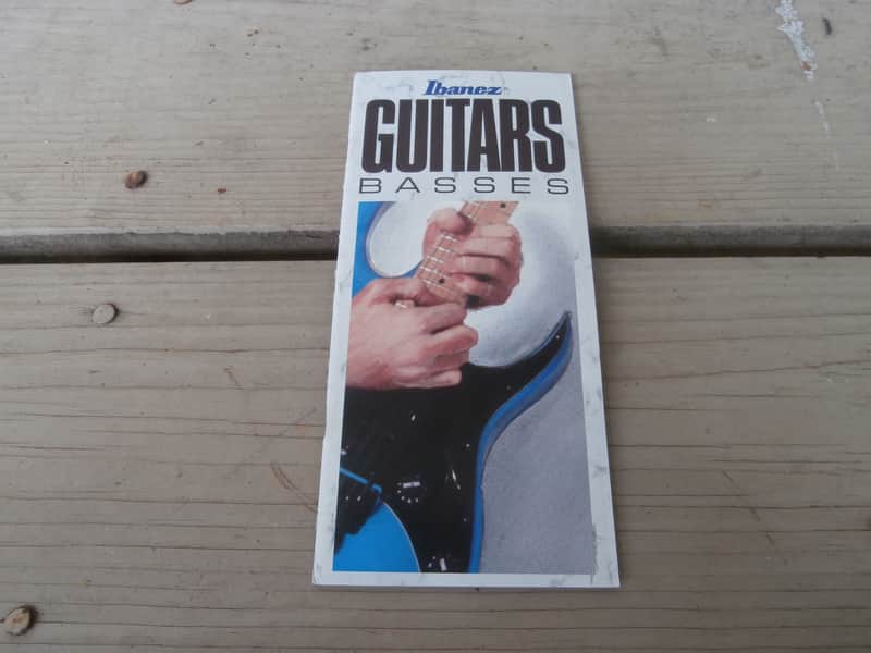 Vintage 1990 Ibanez Guitar and Bass Catalog! JEM, EX, Artist, JS Series! Rare, Original Case Candy! image 1