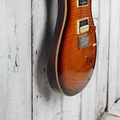 PRS 2014 SE Custom 24 Electric Guitar Flame Maple Top Tobacco Sunburst image 8