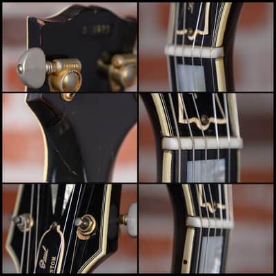 Gibson Les Paul Custom 3-Pickup with Bigsby Ebony 1960 w/Hardshell Case (Refin/Refret/Headstock Repair) image 13