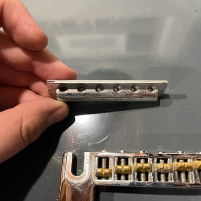 Schaller 455 Wraparound Bridge Gibson 1980’s - Chrome image 6