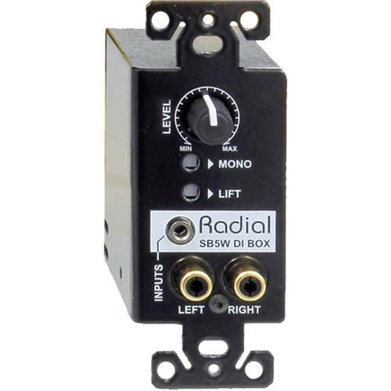 Radial Engineering SB-5W WALLDI Wall-Mounted Stereo Direct Box image 1