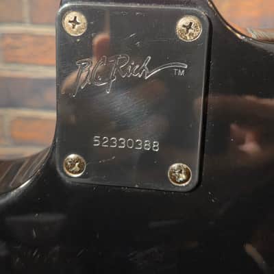 B.C. Rich Bronze Series Warlock Black image 22