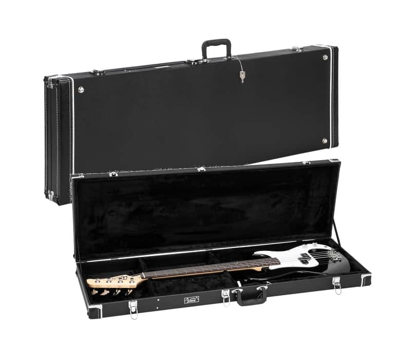 🎸Electric Bass Guitar Hard Case Made of Pleather with a Plush interior! For Jazz Bass, Precision (P) Bass, EB/SG Bass, Rickenbacker, & More!🎸 image 1