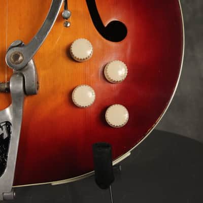 Silvertone Aristocrat electric archtop w/Bigsby 1950s image 8