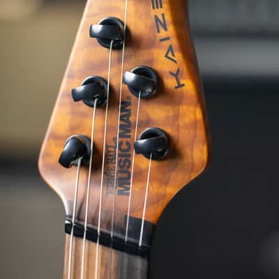 Ernie Ball Music Man Kaizen 6 Limited Edition Electric Guitar - Black Limba with Hard Case image 5