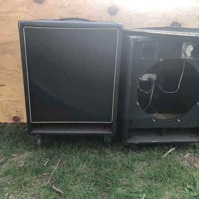 Vintage Kustom PA Cabinet Bass Bins 15" Ported Wheeled Solid Plywood image 3