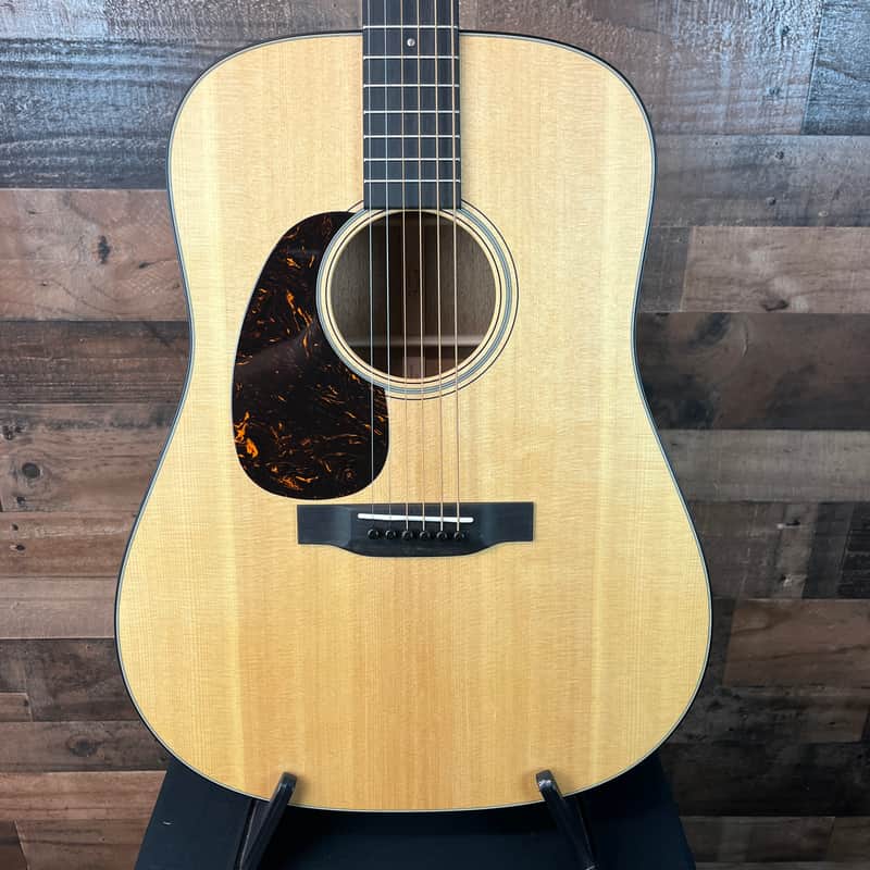 Martin D-18 Satin Standard Series Left Handed Acoustic Guitar - Satin Natural with Aging Toner, Free Ship, 366 image 1