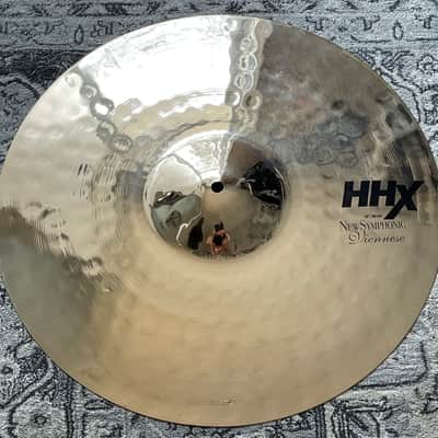 Mint Sabian 19” HHX New Symphonic Viennese Concert Cymbals Brilliant -  Pair w/straps image 4