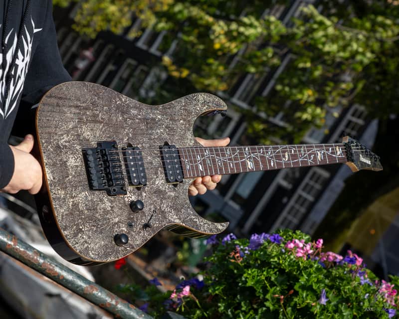 Ibanez J-Custom RG8620AH Axe Palace Limited Run – Black Quartz