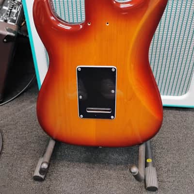 Fender Player Stratocaster HSS loaded pickguard body/Flame Top tobacco burst image 6