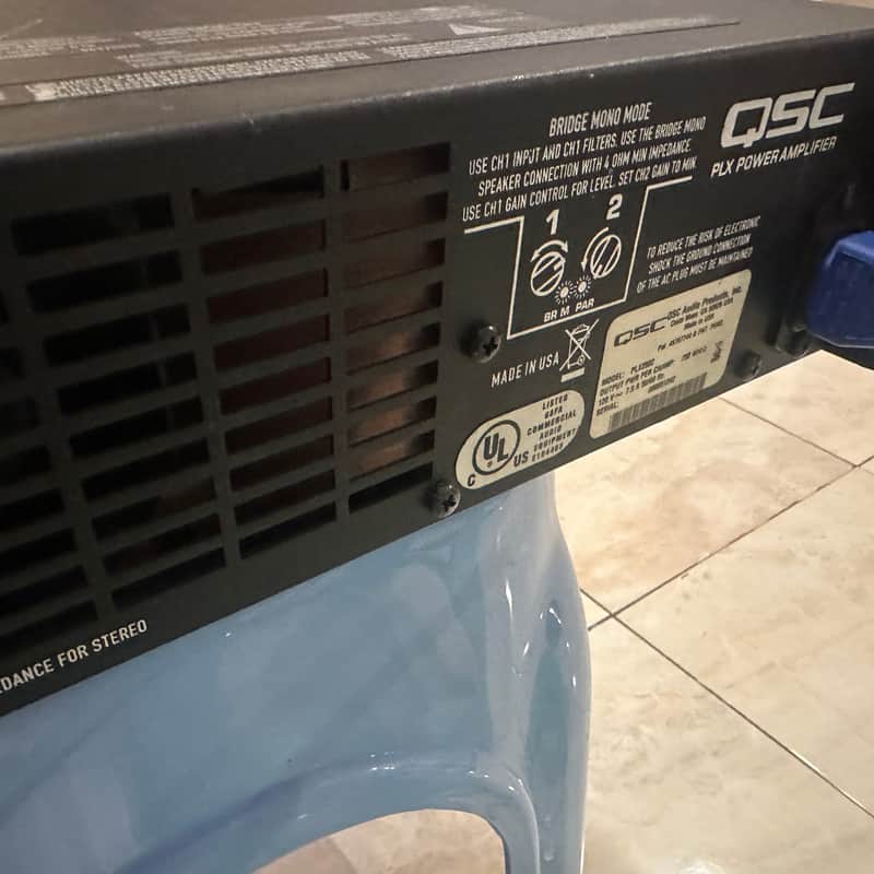 2010s QSC PLX2502 PLX2 Series Compact Rack-Mounted Power Amp S…