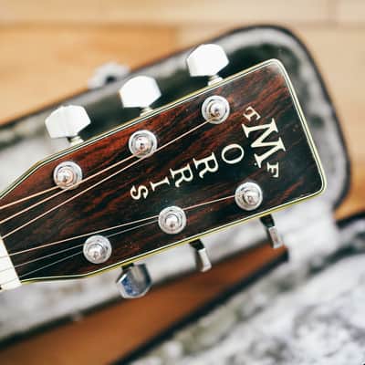 1970s Morris W-50 – Made in Japan | Rare 3-Piece Back | Martin D-45 Style | Good Condition | Hard Case image 1