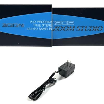 Zoom 1202 studio multieffects unit w/ power supply TGHM image 10