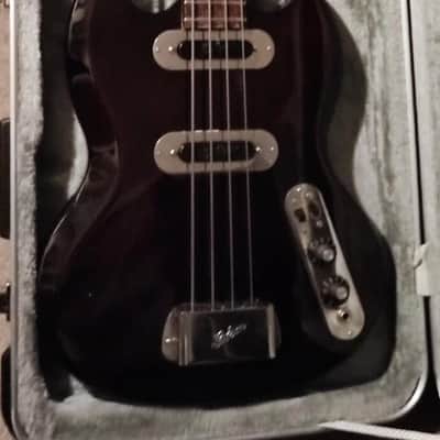 Beautiful 1971 Excellent Condition Gibson Custom SB-400 Bass Cherry Alder w/ Hard Shell Case & accessories image 1
