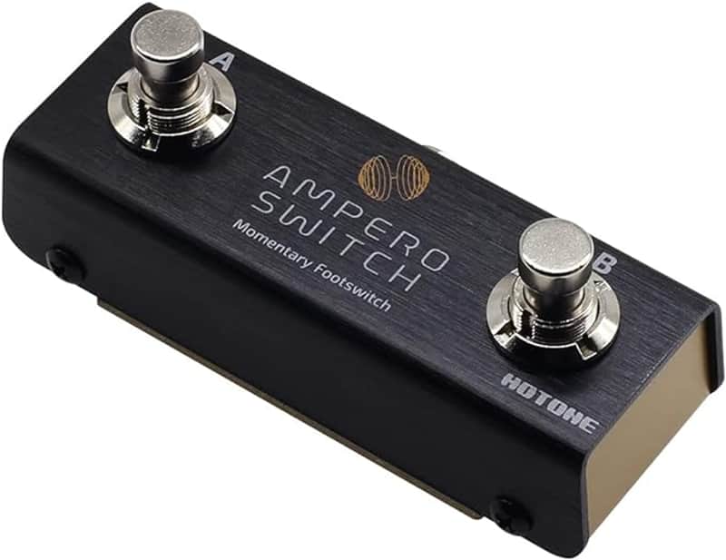 Dual Footswitch Pedal Momentary 2-Way Pedal Foot Switch Controller Ampero Switch 6.35 mm image 1