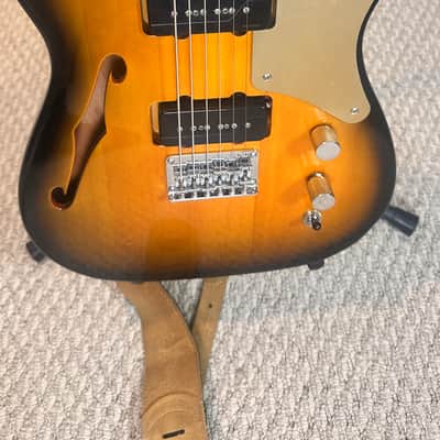 Squier/Partscaster  Baritone Cabronita Tele Sunburst image 1