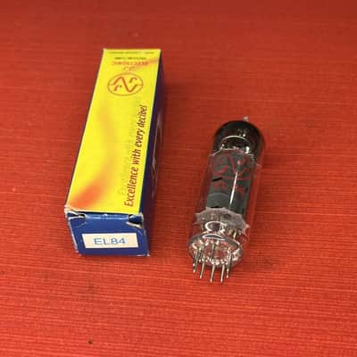 LAMPE EL84 6BQ5 Raytheon West Germany Tube Fully Tested Strong Nos Nib