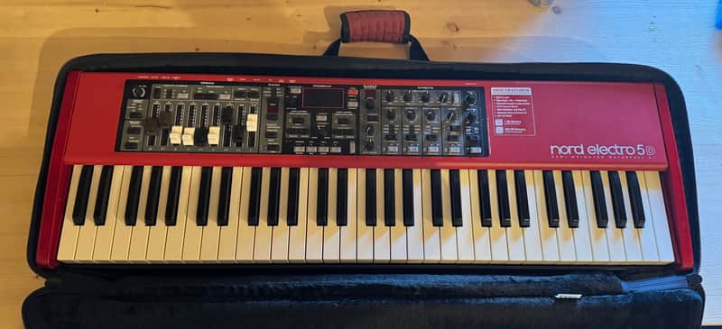 Nord Electro 5D SW61 Semi-Weighted 61-Key Digital Piano 2015 - 2018 - Red image 1