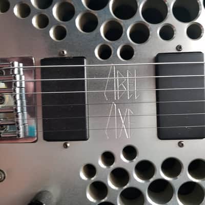 Abel Axe Aluminum Body CNC Stratocaster 1994-1996 - Raw Silver Aluminum image 5