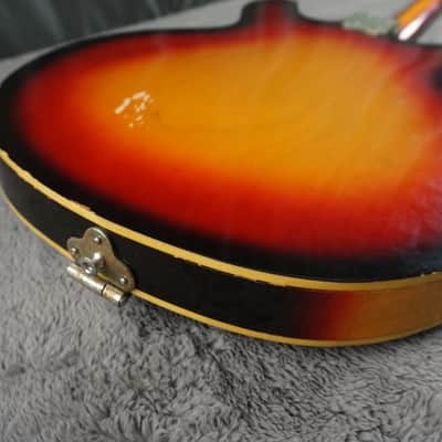 Firstman Semi Hollow Body 1960s rare - Sunburst Japan image 17