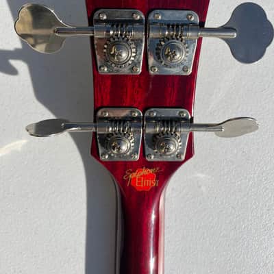 EPIPHONE ELITIST EB3 SHORT SCALE BASS 2005 - CHERRY image 4