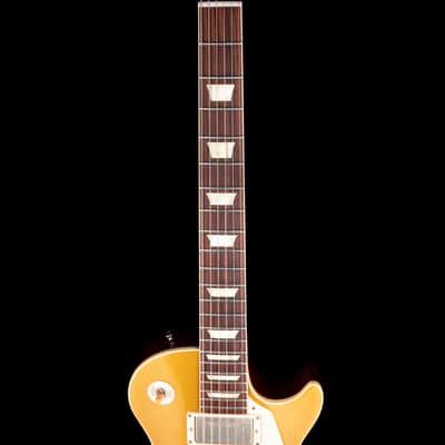 Pre-Owned 2015 Gibson Custom Shop CS7 50's Style Les Paul Standard VOS Gold Top With OHSC image 7