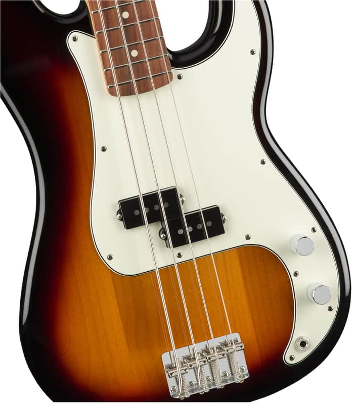 Fender Player Precision Bass Pau Ferro Fingerboard, 3-Color Sunburst image 1