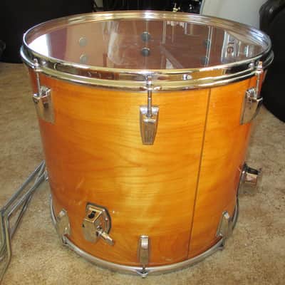 STEAL DEAL!!!! RARE - 1980'S EAMES BIRCH NATURAL DRUM SET - 14-18-24 - THUNDER SIZED! image 7
