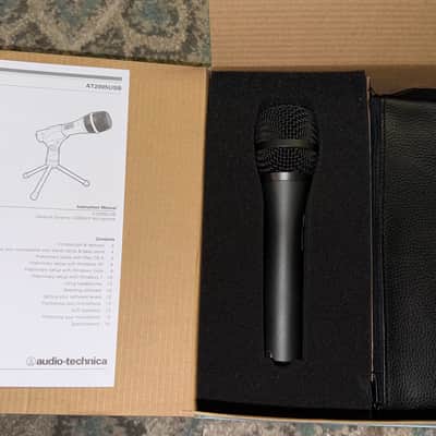 Audio-Technica AT2005USB Handheld Cardioid USB/XLR Dynamic Microphone 2010s - Black image 5