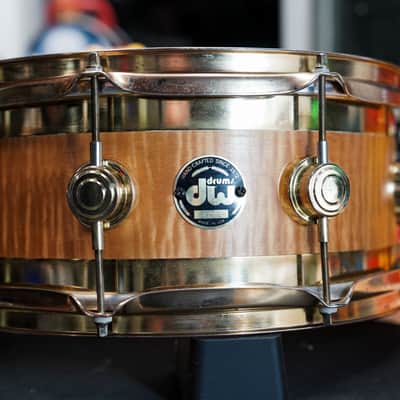 DW Curly Maple Series Edge 6x13" Snare Drum image 1
