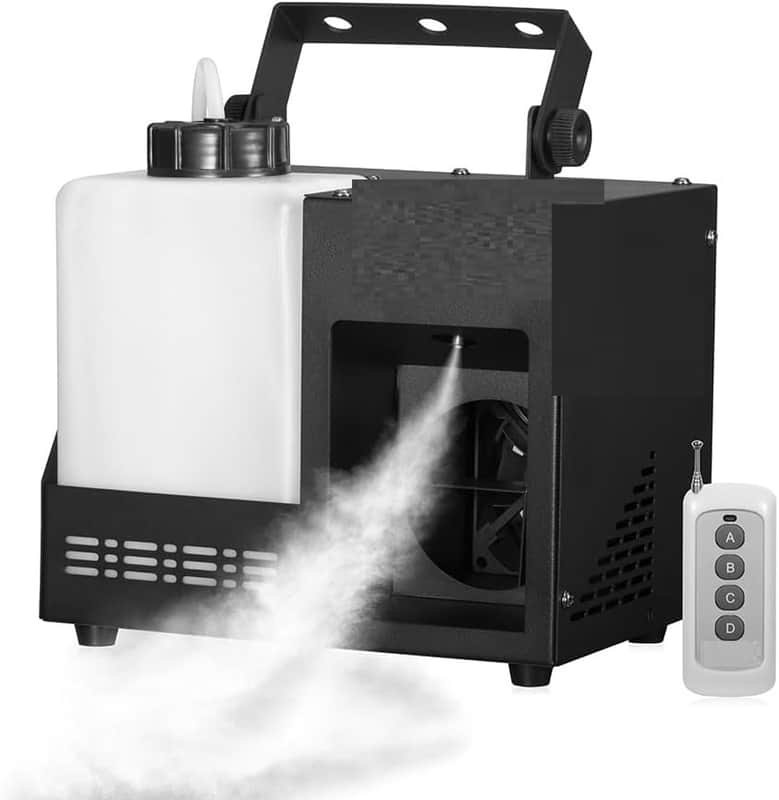 Fog Machine with Wireless Remote Timer and DMX, Enhances the Light Show, Perfect for DJ Clubs, Stages, and Halloween Parties image 1