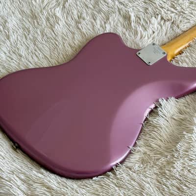1965 Fender Jaguar Burgundy Mist Electric Guitar image 14