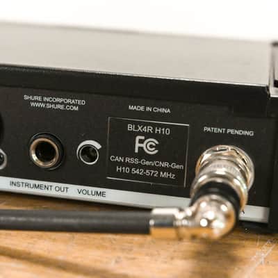 Shure BLX4R Rack-Mountable Wireless Receiver - H10 Band NO POWER SUPPLY CG012VH image 8