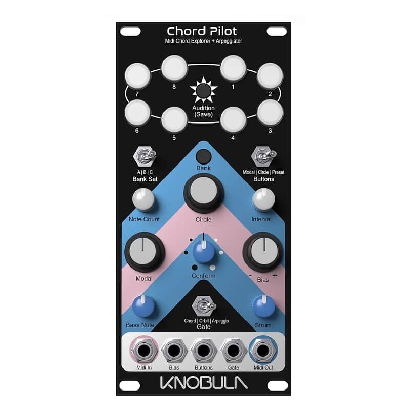 Knobula Chord Pilot MIDI Chord Explorer & Arpeggiator Eurorack Module image 1