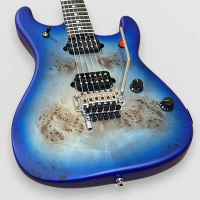 EVH 5150 Series Deluxe Poplar Burl Electric Guitar - Aqua Burst image 5