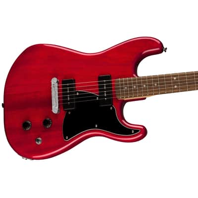Squier Paranormal Strat-O-Sonic - Crimson Red Transparent image 4