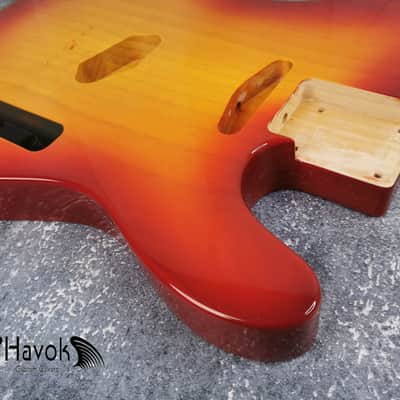TL Body With Contours 3 Piece Alder, Sienna Burst, Custom T-Style Body, Vintage Guitar Part, Guitar DIY Building Kit, image 8