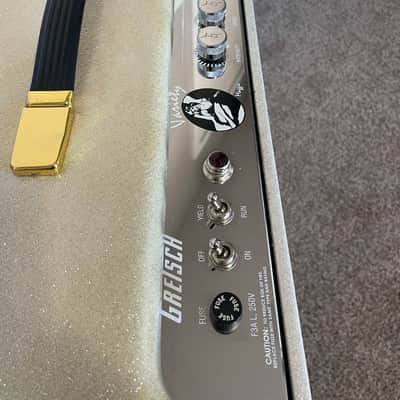 Gretsch Limited Edition G6164 Variety 125th Anniversary Combo Amp 2008 - Silver Sparkle on White Space-Age Vinyl image 13