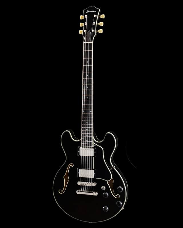 Eastman T484-BK Black Electric Guitar image 1