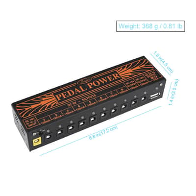 Rowin PW-1 Power Supply 10 DC Output for 9V/12V/18V Effect Pedal,price include the import duty for US buyer image 3