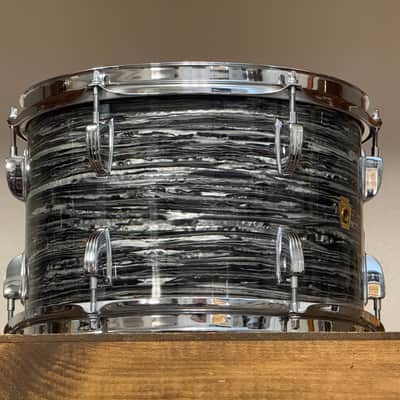 1967 Ludwig 12" Oyster Black Pearl 8x12" Rack Tom image 9