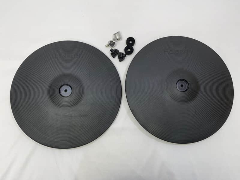 Two Roland CY-14C Crash V-Cymbal V Drum Trigger CY-14C image 1