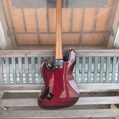 Custom Jazz bass - Red/black burst image 5
