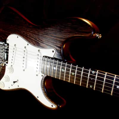 J. K. LADO WENGE STRAT 2002 WENGE. ONLY ONE BUILT. A MAJESTIC GUITAR. GREAT SOUND AND HIGH QUALITY. image 12